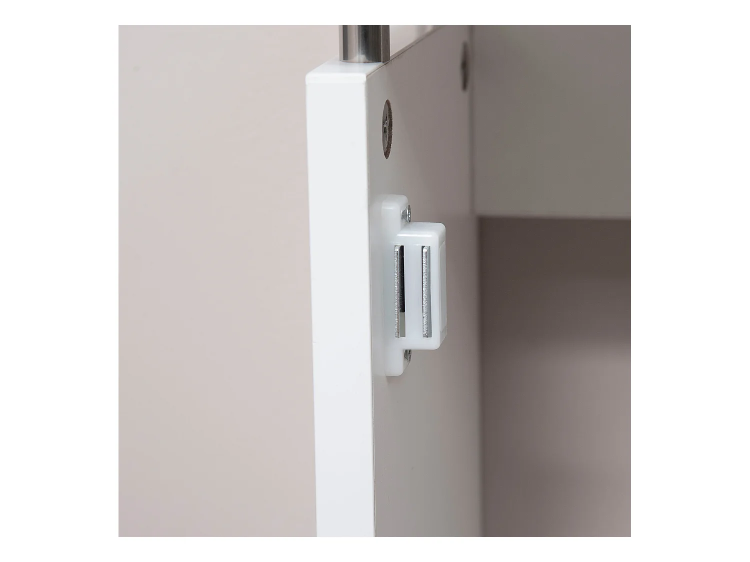 Copritermosifone moderno a doghe per la casa in mdf e acciaio