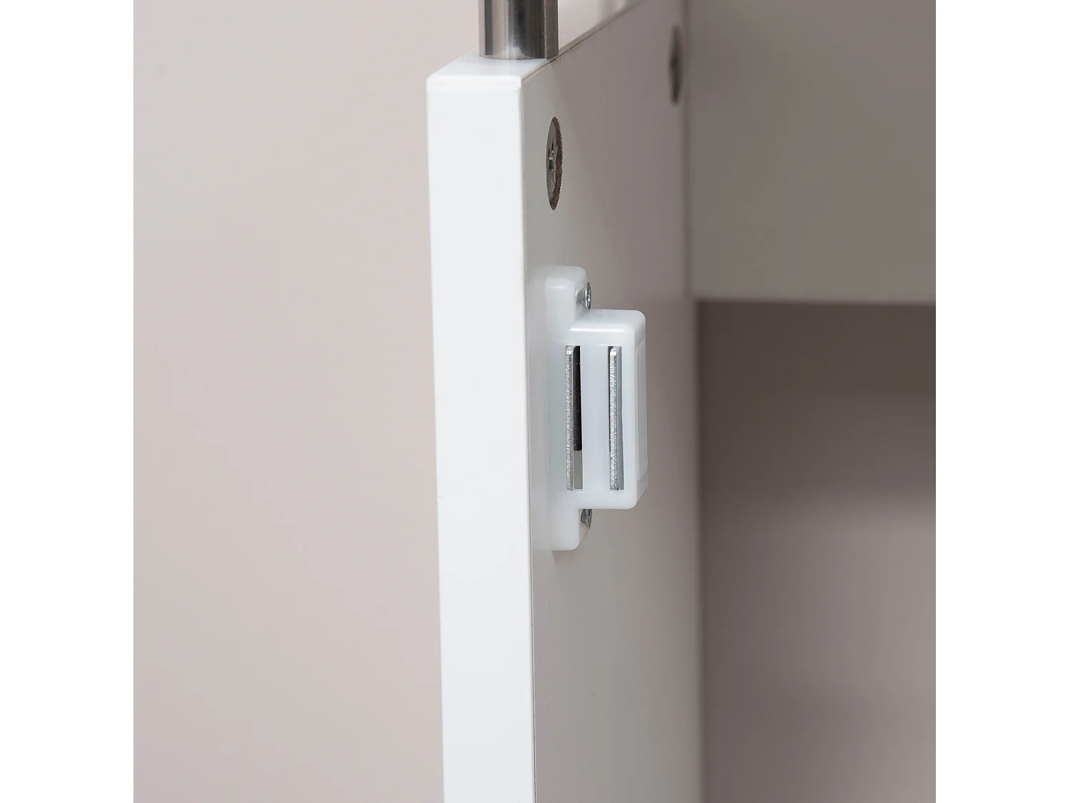 Copritermosifone moderno a doghe per la casa in mdf e acciaio