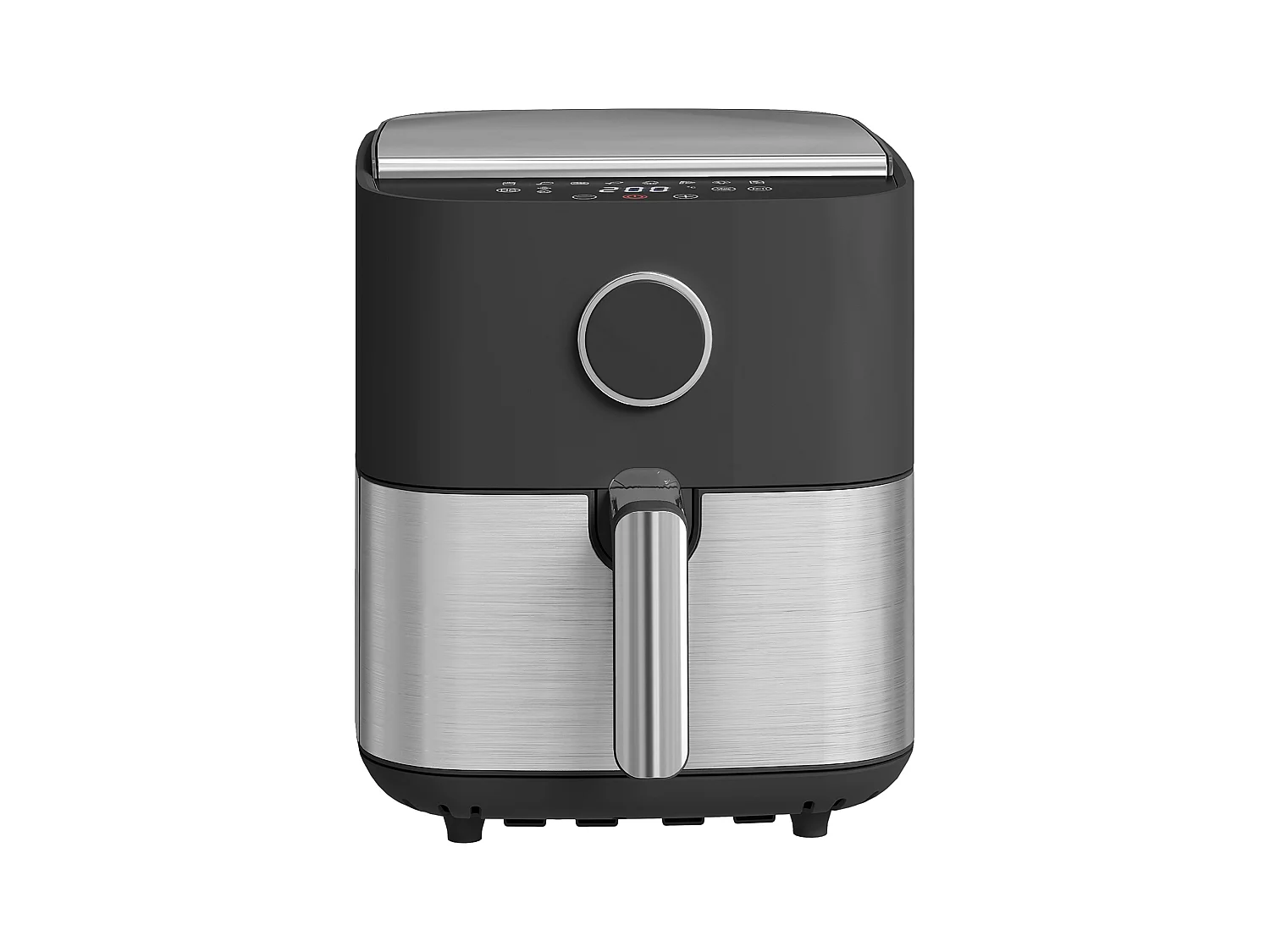 Friggitrice ad aria 8 litri con 8 programmi e display led nero