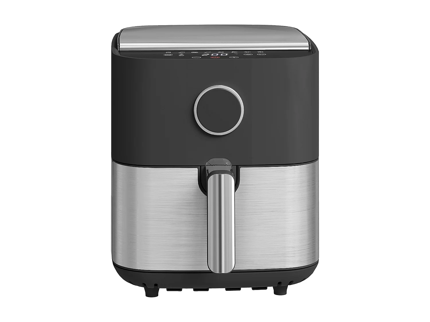 Friggitrice ad aria 8 litri con 8 programmi e display led nero