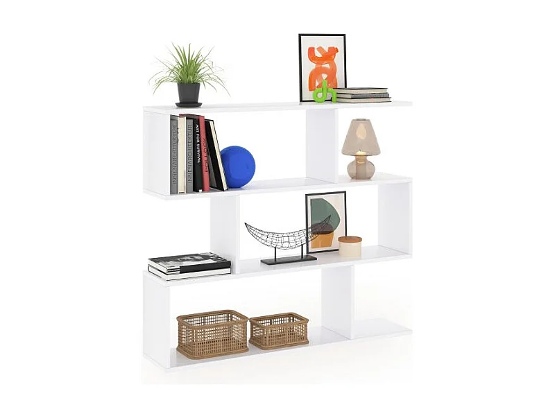 Estantería Zoe Low Blanco Brillo