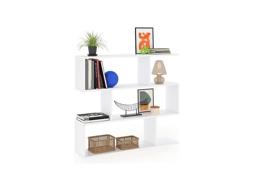 Estantería Zoe Low Blanco Brillo