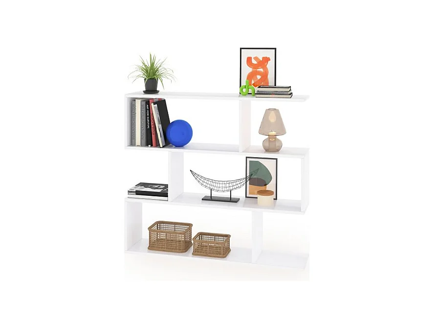 Estantería Zoe Low Blanco Brillo