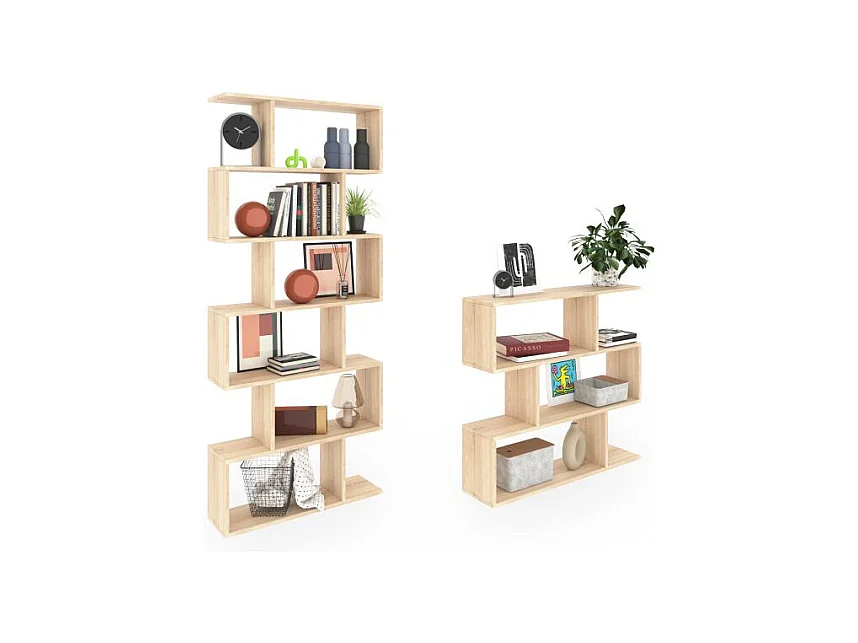 Pack estanterías Zoe Roble Canadian