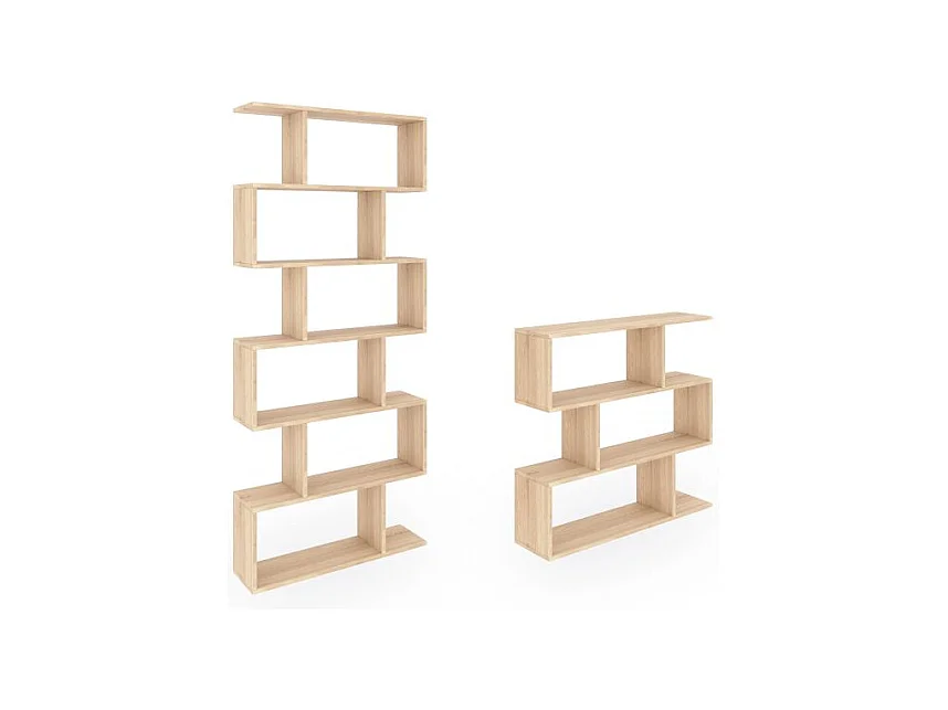 Pack estanterías Zoe Roble Canadian