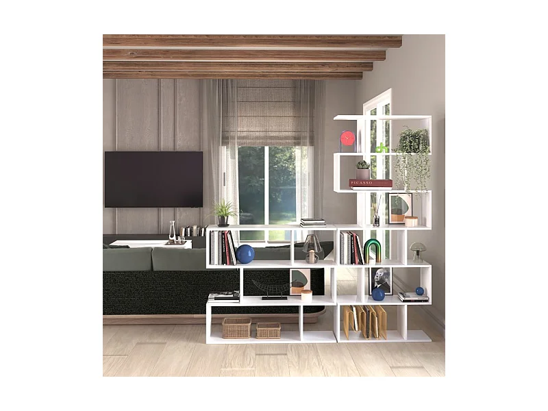 Pack estanterías Zoe Blanco Brillo