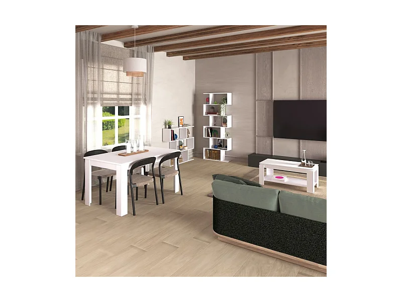 Pack estanterías Zoe Blanco Brillo