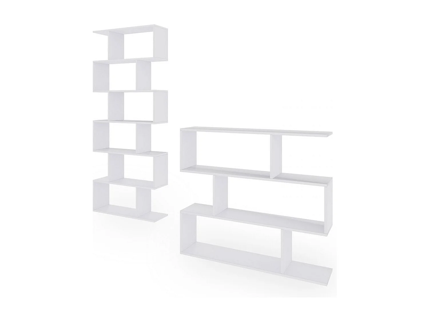 Pack estanterías Zoe Blanco Brillo