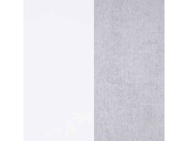 Estantería Domi Blanco Artik (Blanco Mate) - Gris Cemento