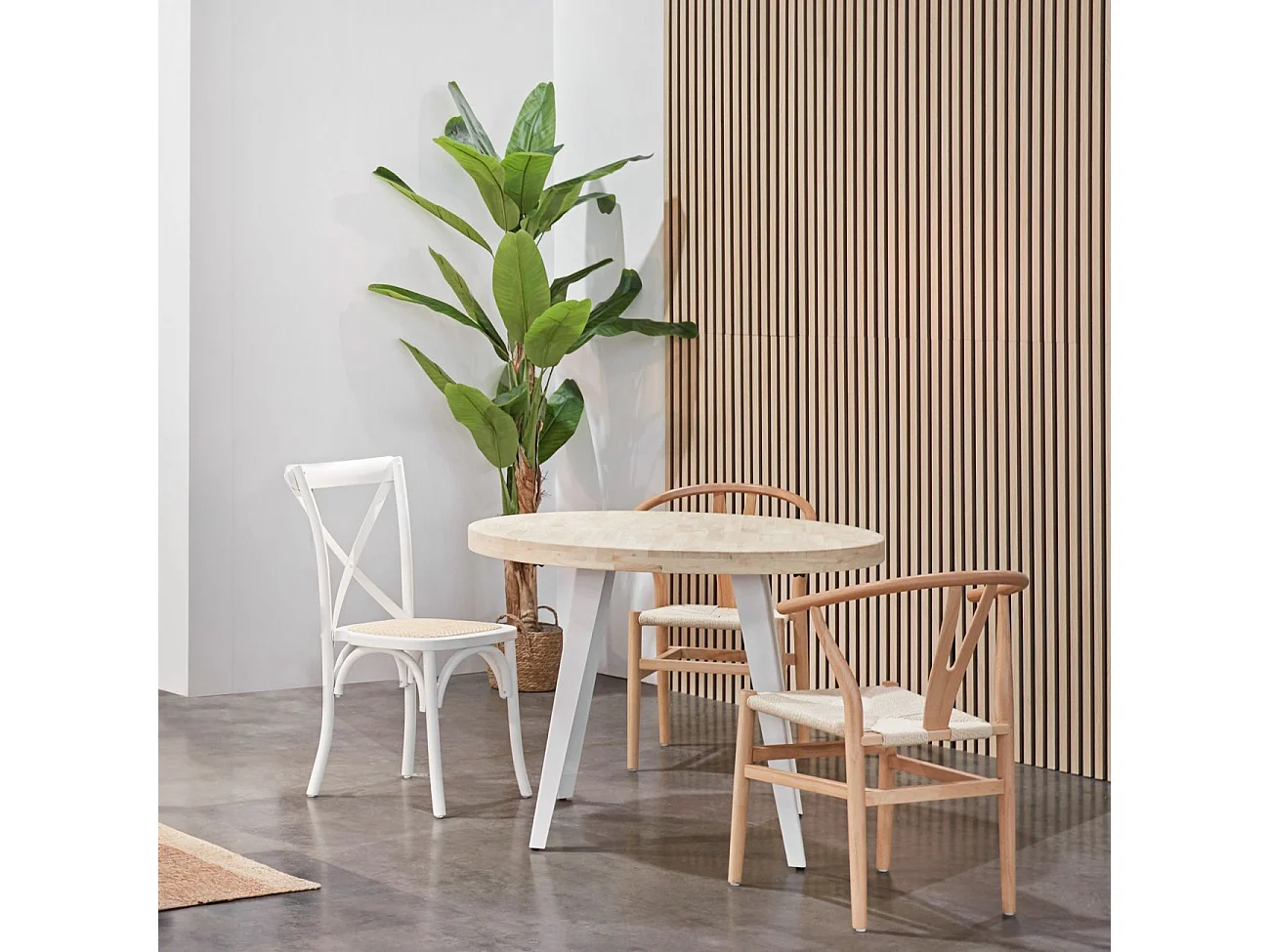 Pack 2 panele acútico Noiele 120 Negro - Roble