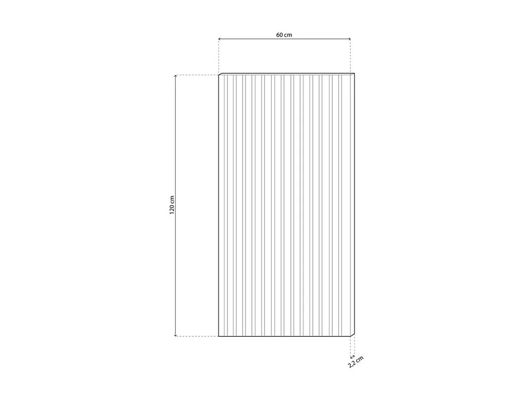 Pack 2 paneles acústicos Noiseless 120 Gris - Roble