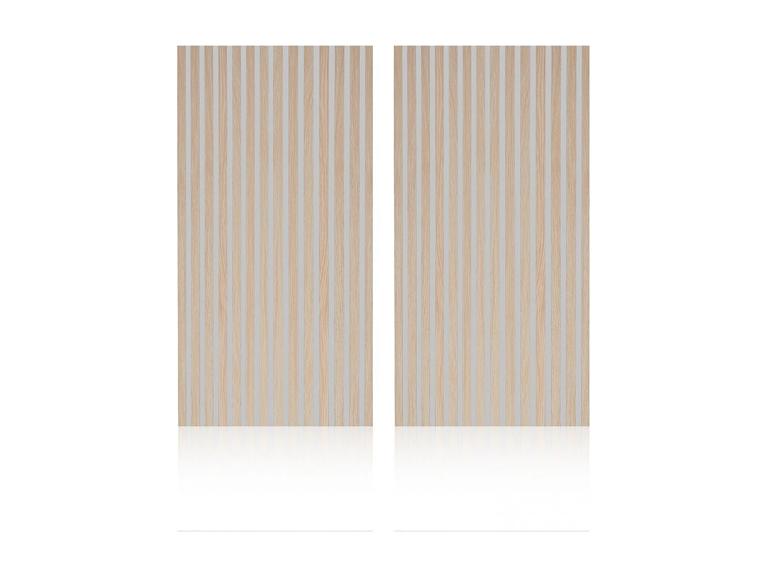 Pack 2 panele acútico Noiele 120 Gri - Roble