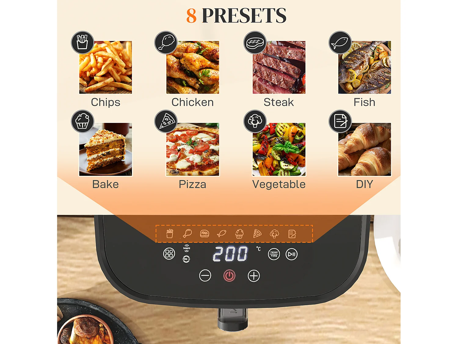 Yogurtiera 25w con 8 casetti temperatura 20-50°C timer 1-48 ore