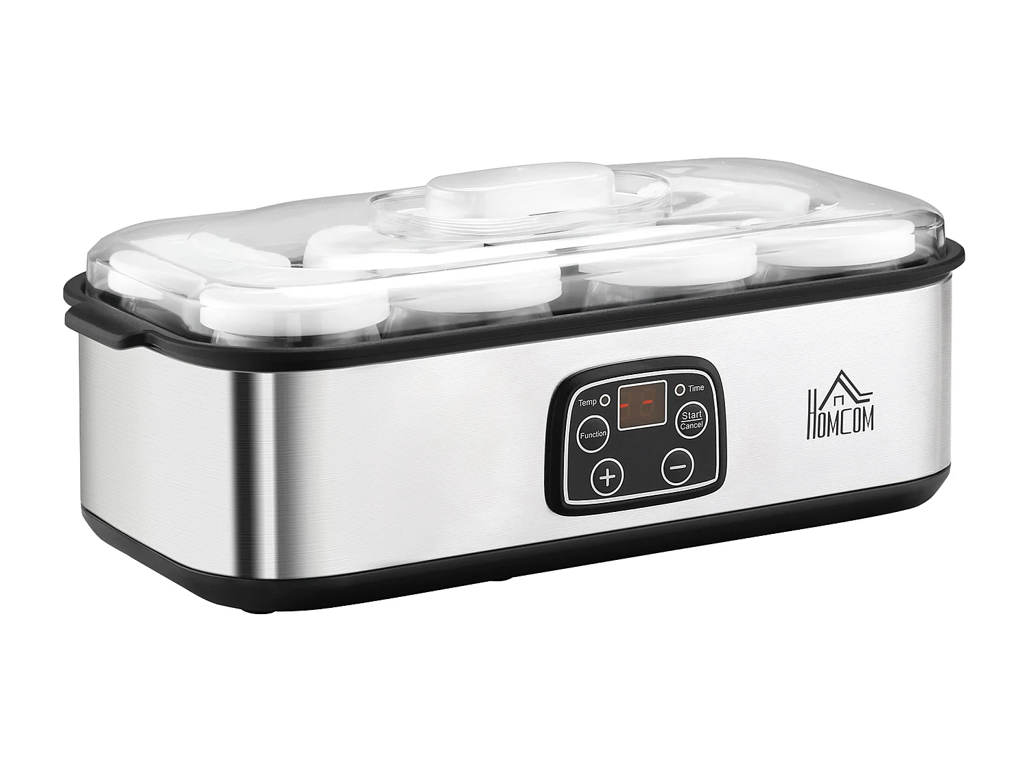 Yogurtiera 25w con 8 casetti temperatura 20-50°C timer 1-48 ore