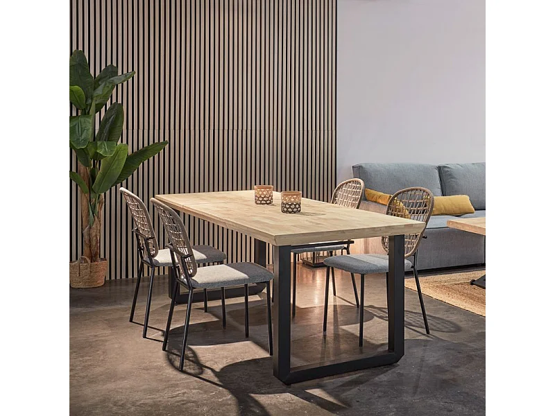 Pack 2 paneles acústicos Noiseless 240 Roble Honey - Negro