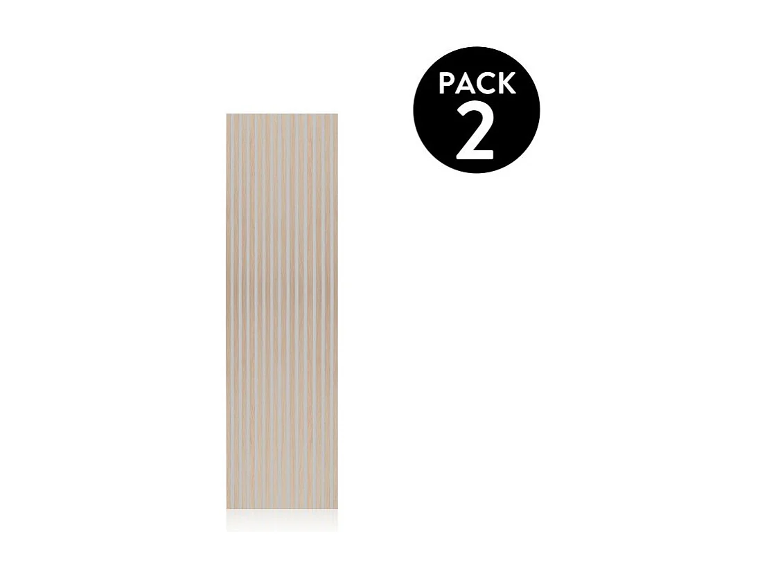 Pack 2 paneles acústicos Noiseless 240 Gris - Roble