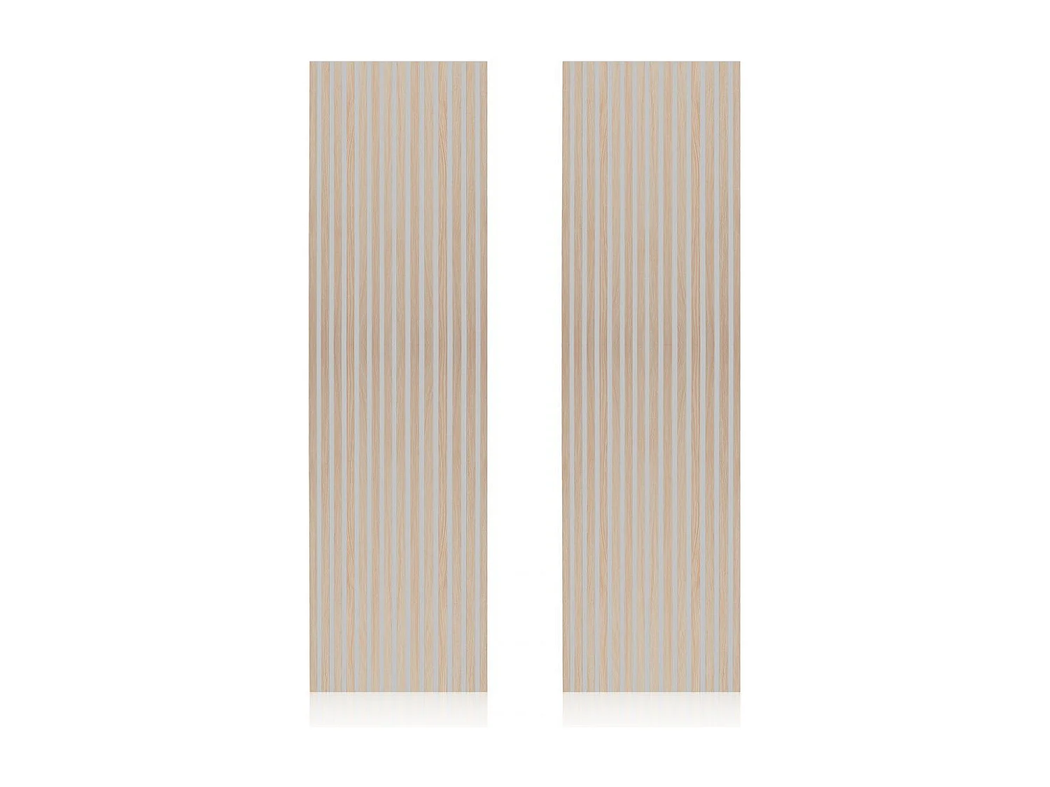 Pack 2 panele acútico Noiele 240 Gri - Roble