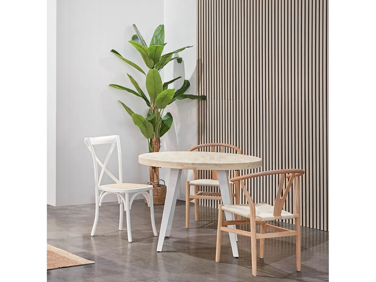 Pack 2 panele acútico Noiele 240 Negro - Roble