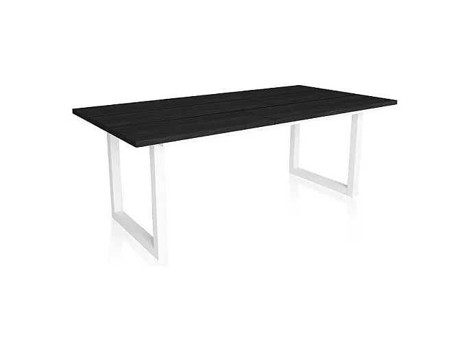 Mesa de comedor Altea 200 Negro Blanco