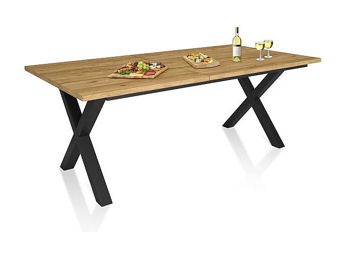 Mesa de comedor Oana 200 Roble Negro
