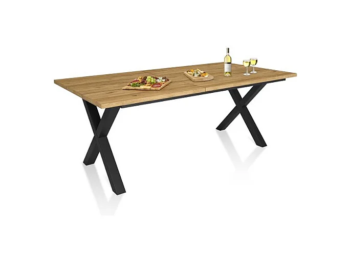 Mesa de comedor Oana 200 Roble Negro