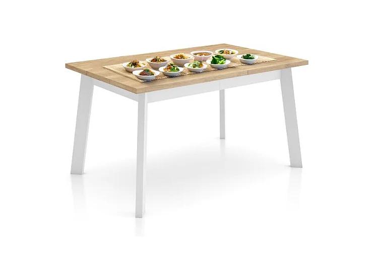 Mesa de comedor Naira 140 Roble Blanco