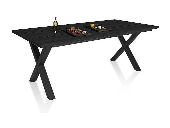 Mesa de comedor Oana 200 Negro