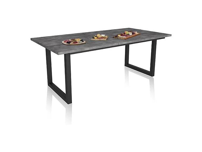Mesa de comedor Altea 200 Cemento Negro