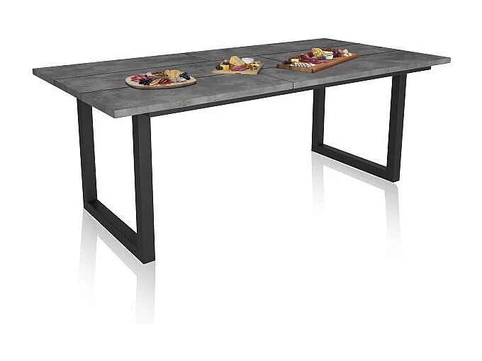 Mesa de comedor Altea 200 Cemento Negro
