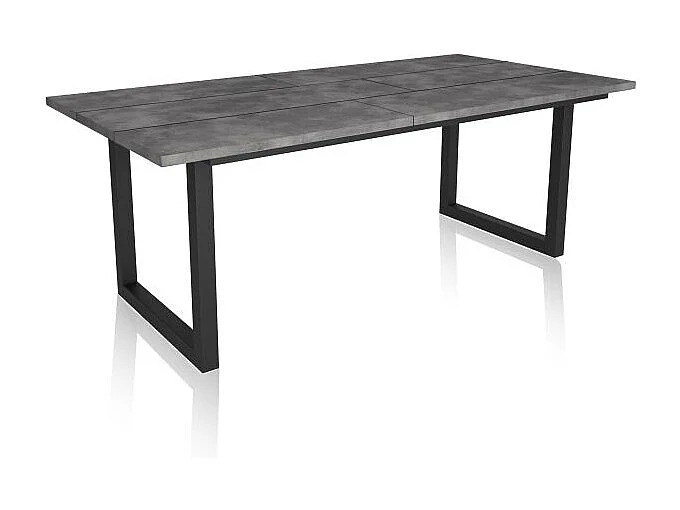 Mesa de comedor Altea 200 Cemento Negro