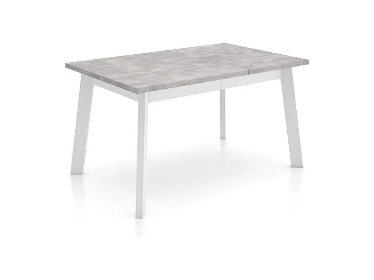 Mesa de comedor Naira 140 Cemento Blanco