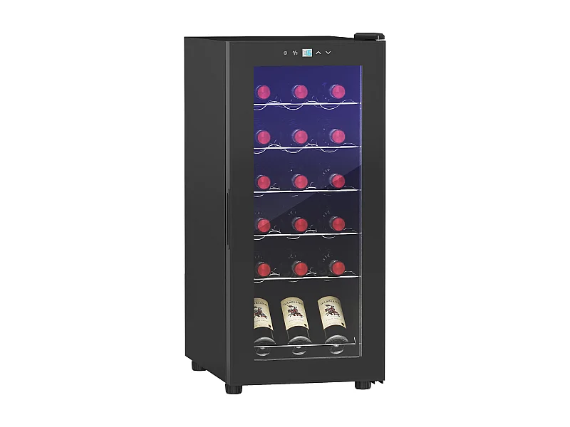 Cantinetta frigo per 18 bottiglie con display touch e luce led