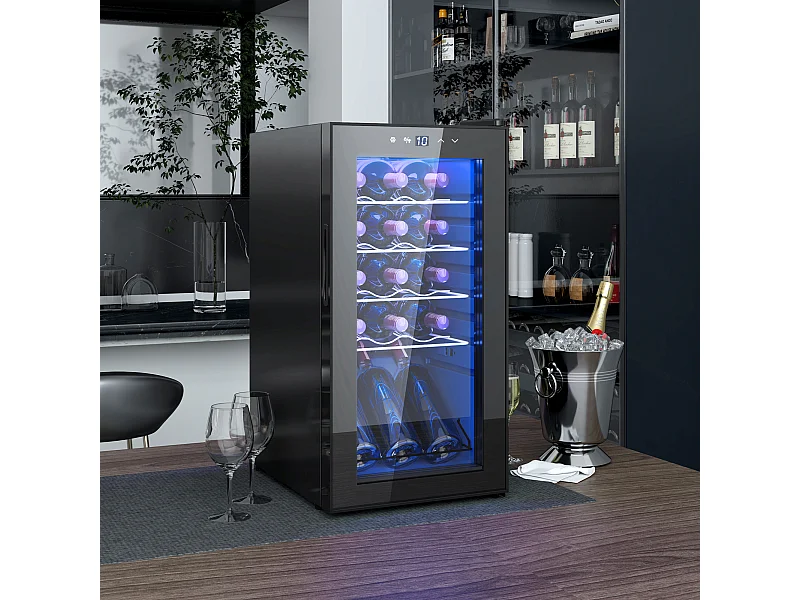 Cantinetta frigo per 15 bottiglie con controllo della temperatura