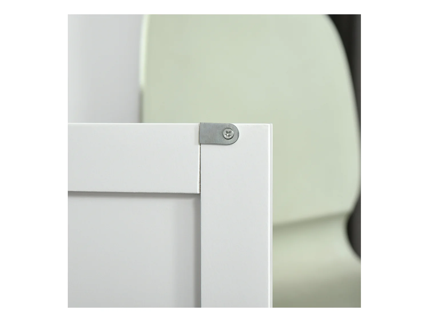 Carrello da cucina multiuso in legno 121x46x91cm bianco