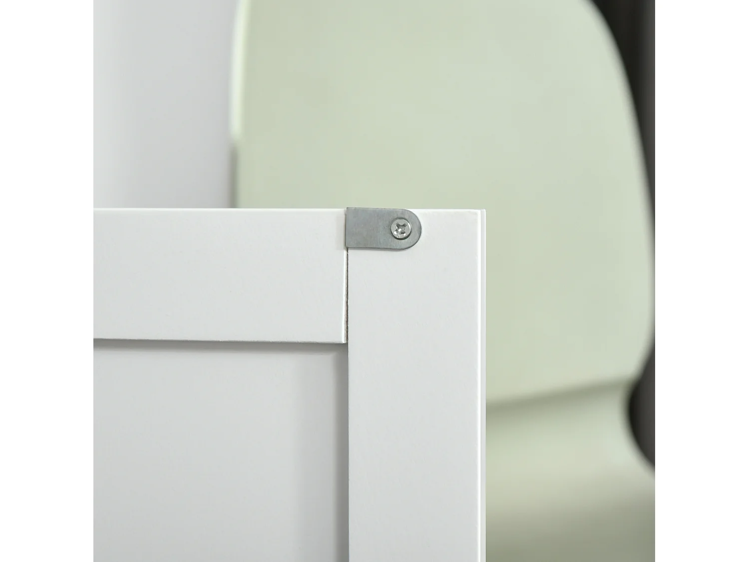 Carrello da cucina multiuso in legno 121x46x91cm bianco