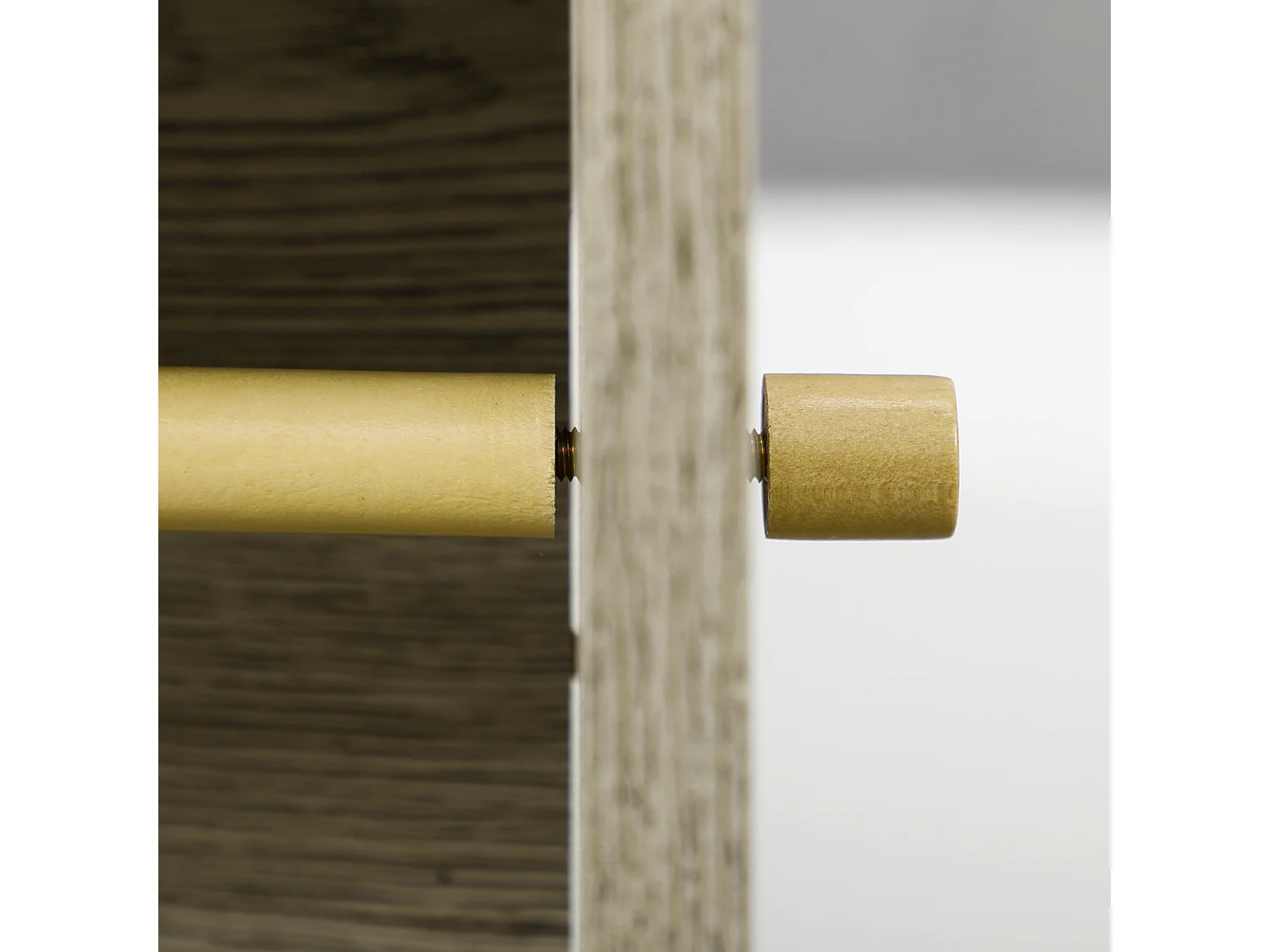 Mobile bagno salvaspazio con armadietto e ripiani grigio