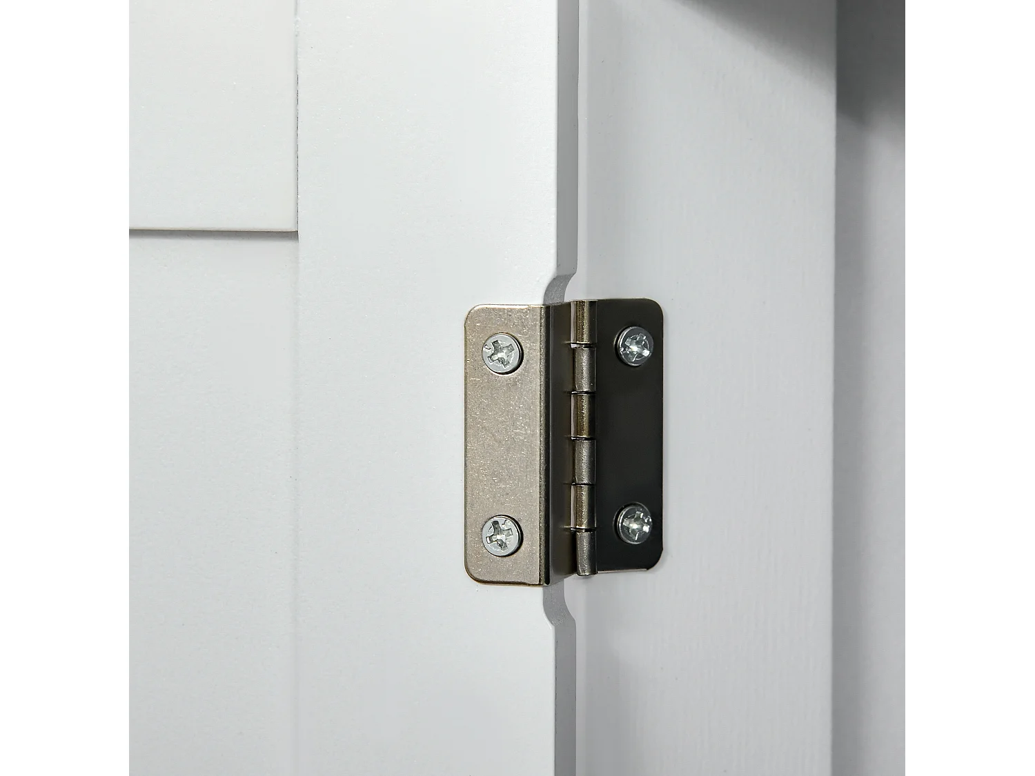 Mobile bagno 2 ante con ripiano regolabile e 2 cassetti bianco