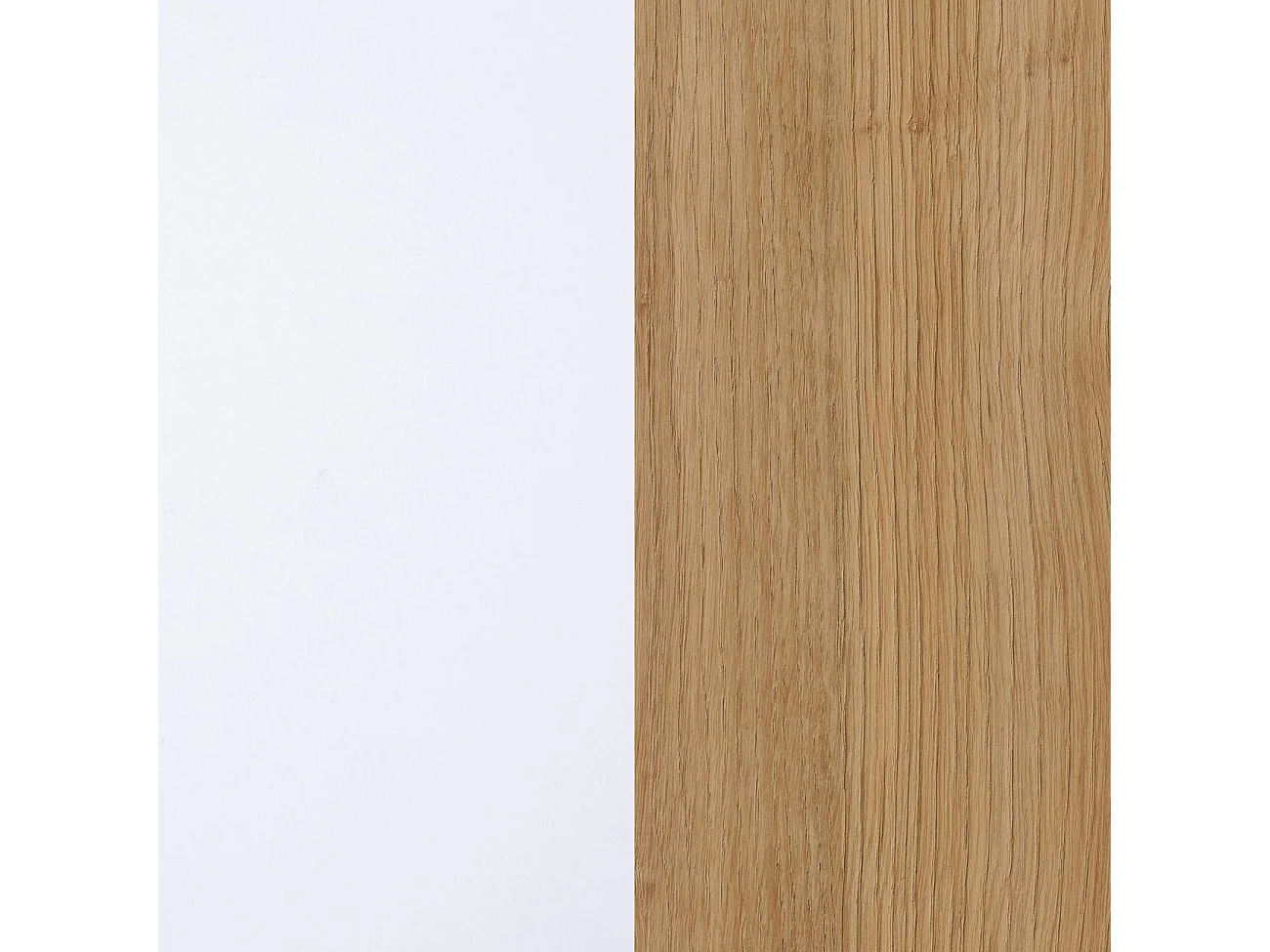 Mueble TV Kavos Wall Chimenea Roble Arena- Blanco