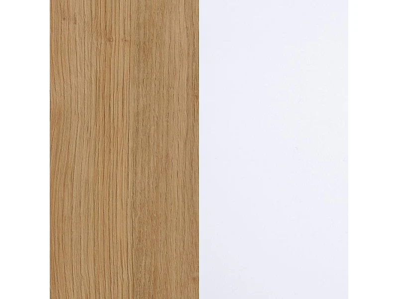 Mueble TV Kavos Up Chimenea Blanco - Roble Arena