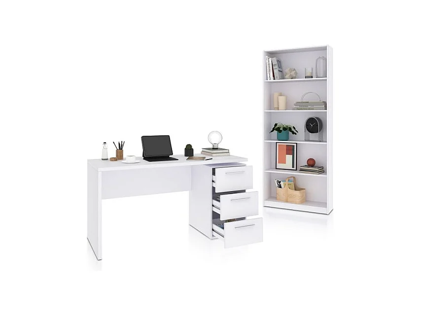 Pack office Sasha Plus Blanco Artik (Blanco Mate)