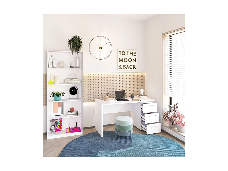 Pack office Sasha Plus Blanco Artik (Blanco Mate)