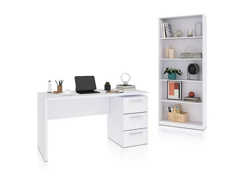 Pack office Sasha Plus Blanco Artik (Blanco Mate)