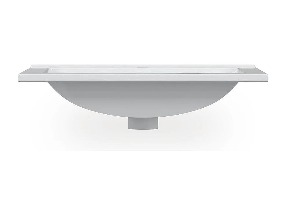 Lavabo cerámico rectangular 60x45 cm Volga Blanco