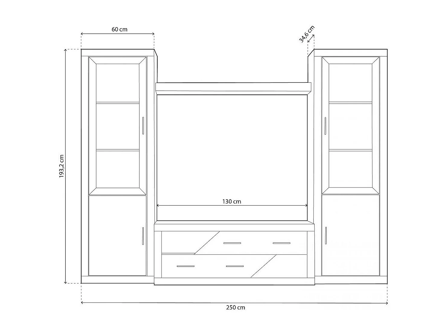 Salão Nuka V5 Cambria - Grafito