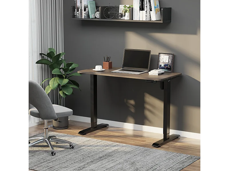 Scrivania sollevabile 4 altezze preimpostate metallo legno