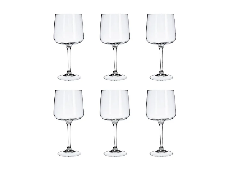 Pack de 6 copas Ginger vidrio tensionado 66 cl