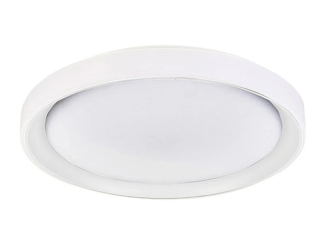 Plafón Kigali mini Bel Air 48W luz LED 4800 lm con mando regulador blanco Ø40 cm
