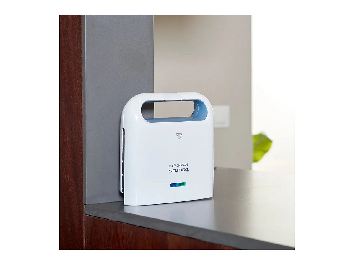 Sandwichera Taurus Mi Sandwich 968947 800W 2 raciones blanco