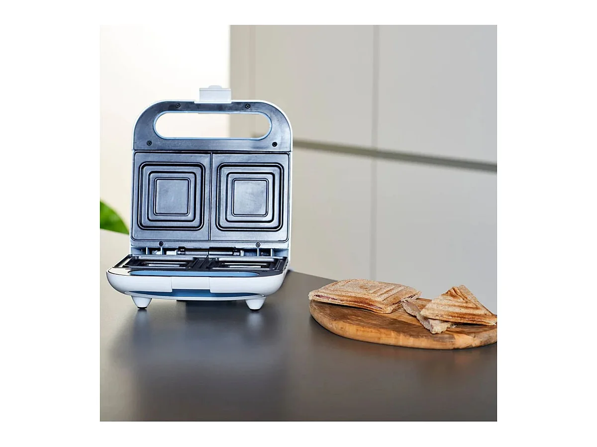 Sandwichera Taurus Mi Sandwich 968947 800W 2 raciones blanco