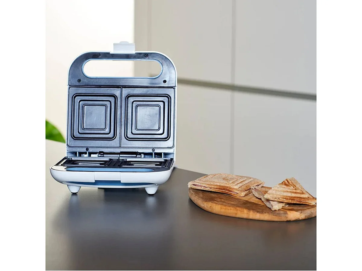 Sandwichera Taurus Mi Sandwich 968947 800W 2 raciones blanco